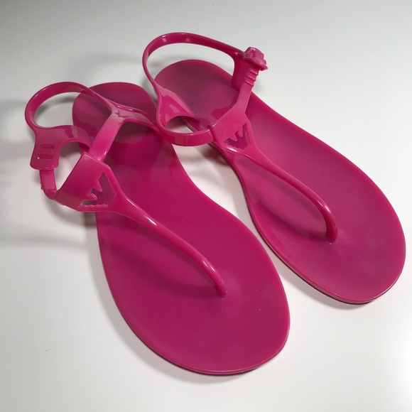 armani jelly sandals